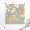 Floral Bloom Flowers Boho Meadow Woodlands Daisy Chain Sage Green Custom Printed Fabric by Spoonflower Various Fabrics by the Yard or Fat Quarter